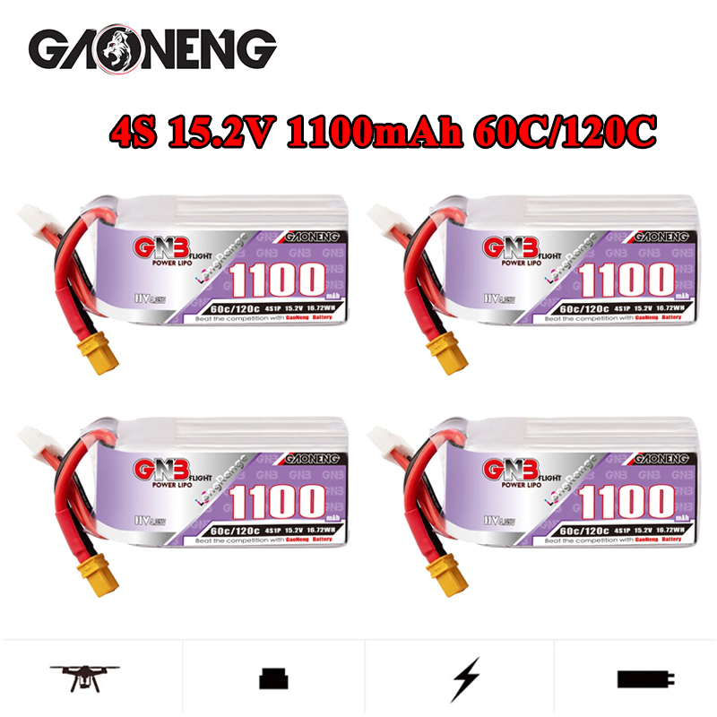 Drone Battery 4S - GNB 4S 1100mAh 60C/120C HV Lipo