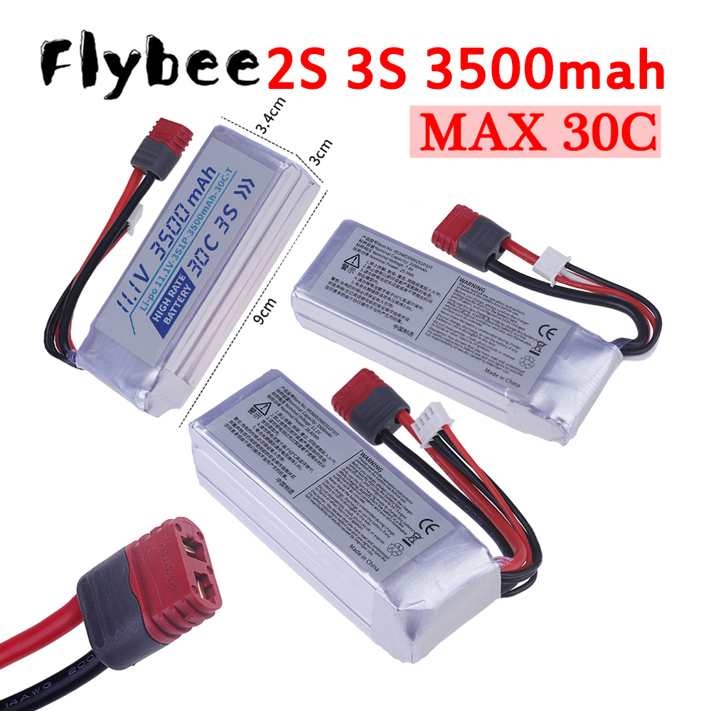 Drone Battery Lipo - 3500MAH 30C 7.4V 11.1V Lipo Battery
