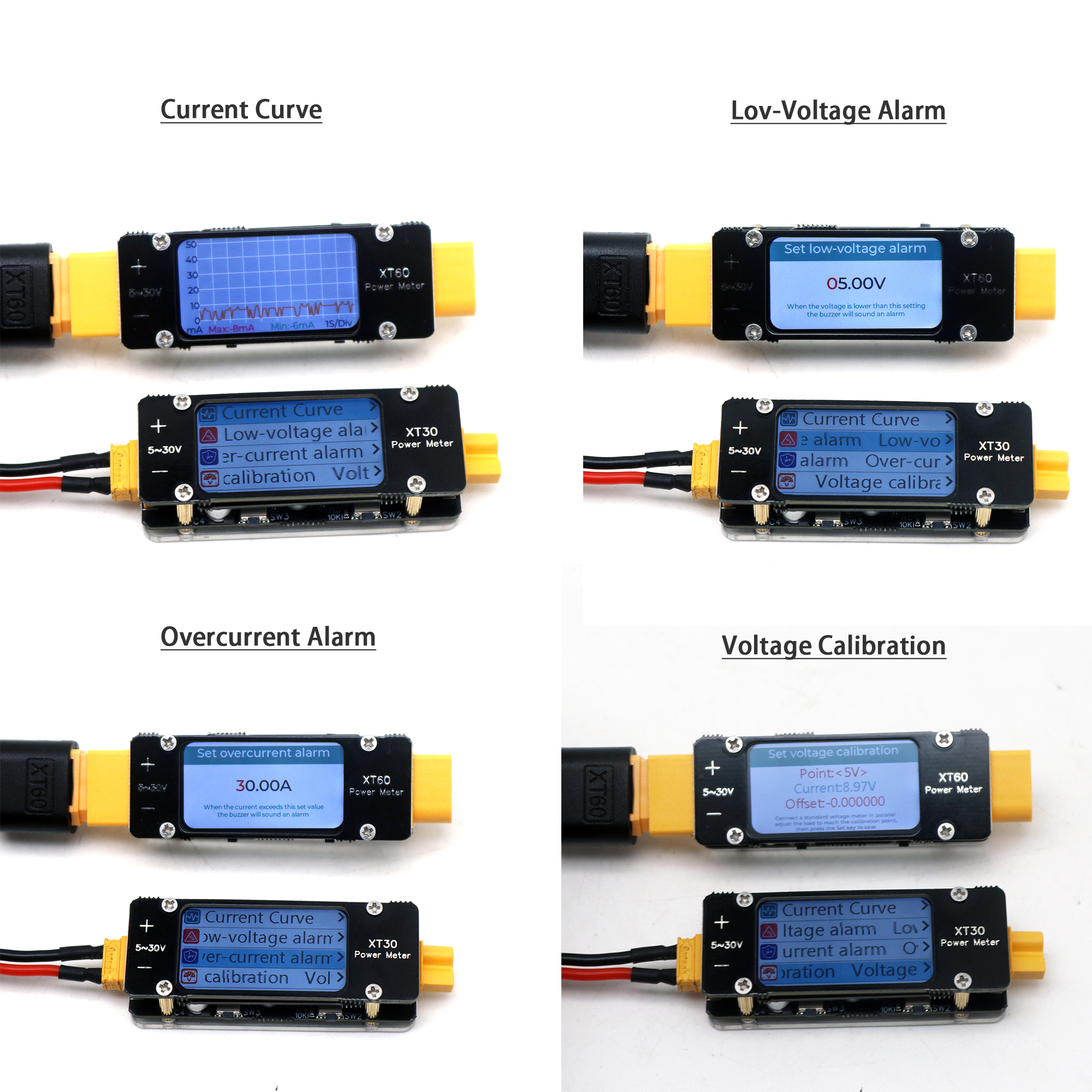 XT30 XT60 Ammeter Power Meter  - Drone Battery High Voltage incelemesi ve fiyatı