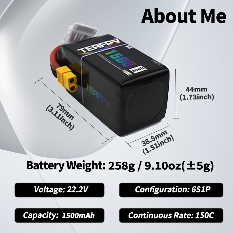 TERFPV Lipo Battery 6S 22.2V 1 - Drone Battery Lipo incelemesi ve fiyatı