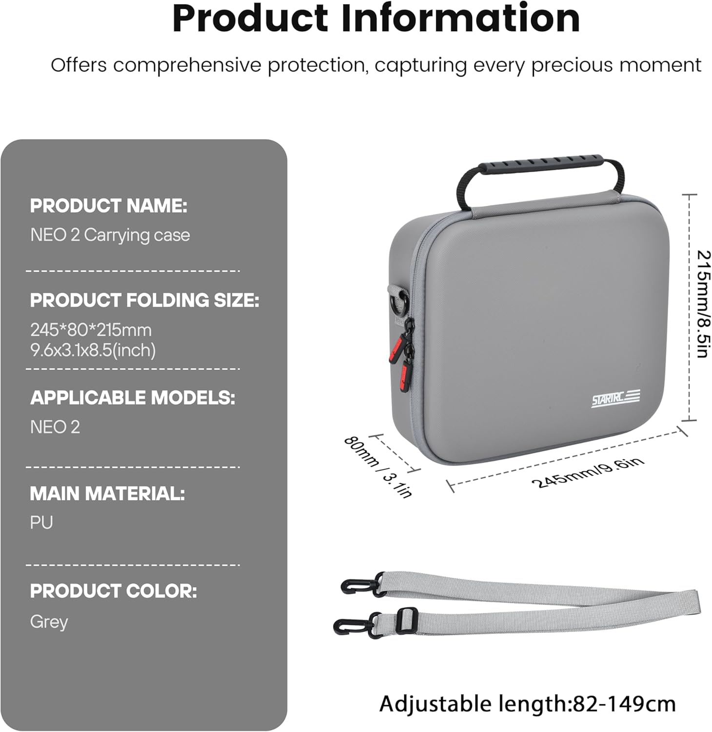 STARTRC Neo 2 Portable PU Shou - Drone Battery Case incelemesi ve fiyatı