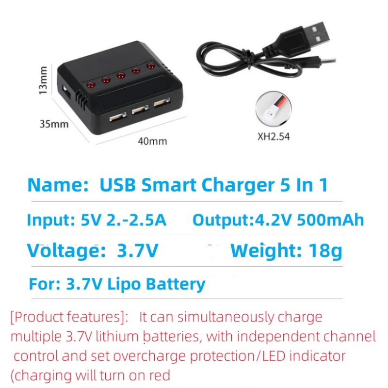 Syma X5HW X5HC X5C X5SW 3.7V 5 - Drone Battery Balance Charger incelemesi ve fiyatı