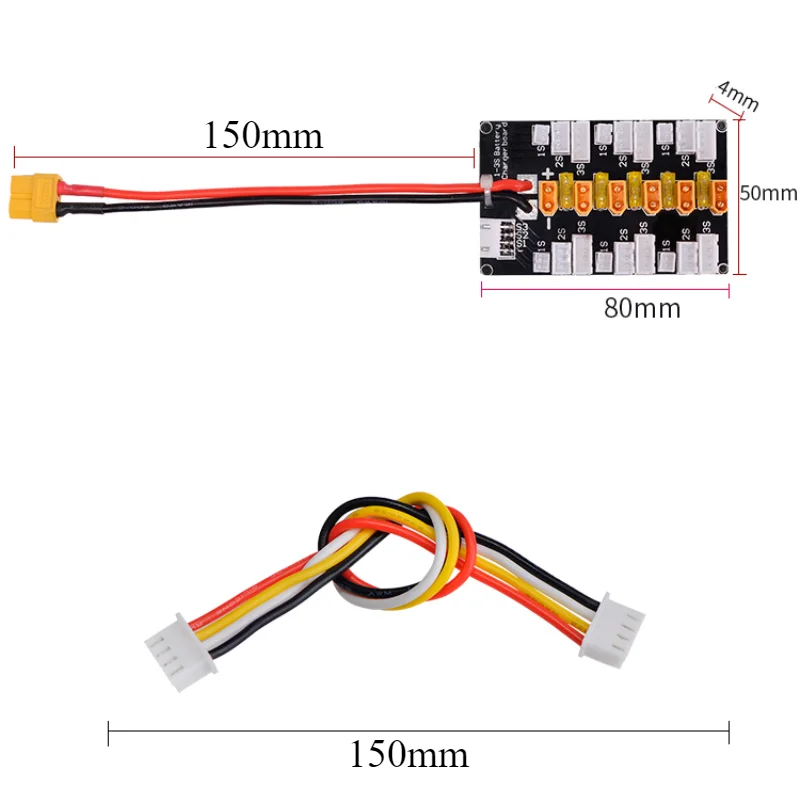 1-5Pcs 1S-3S 20A XT30 Plug Lip - Drone Battery Parallel Board incelemesi ve fiyatı