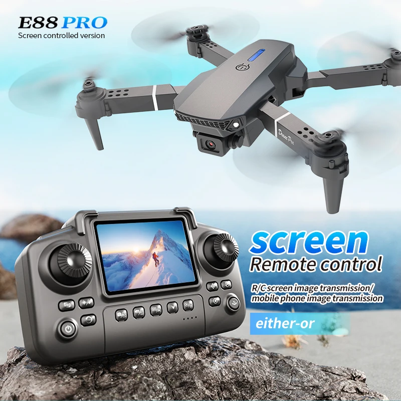 Professional E88 PRO Drone wit - Drone Battery Case incelemesi ve fiyatı
