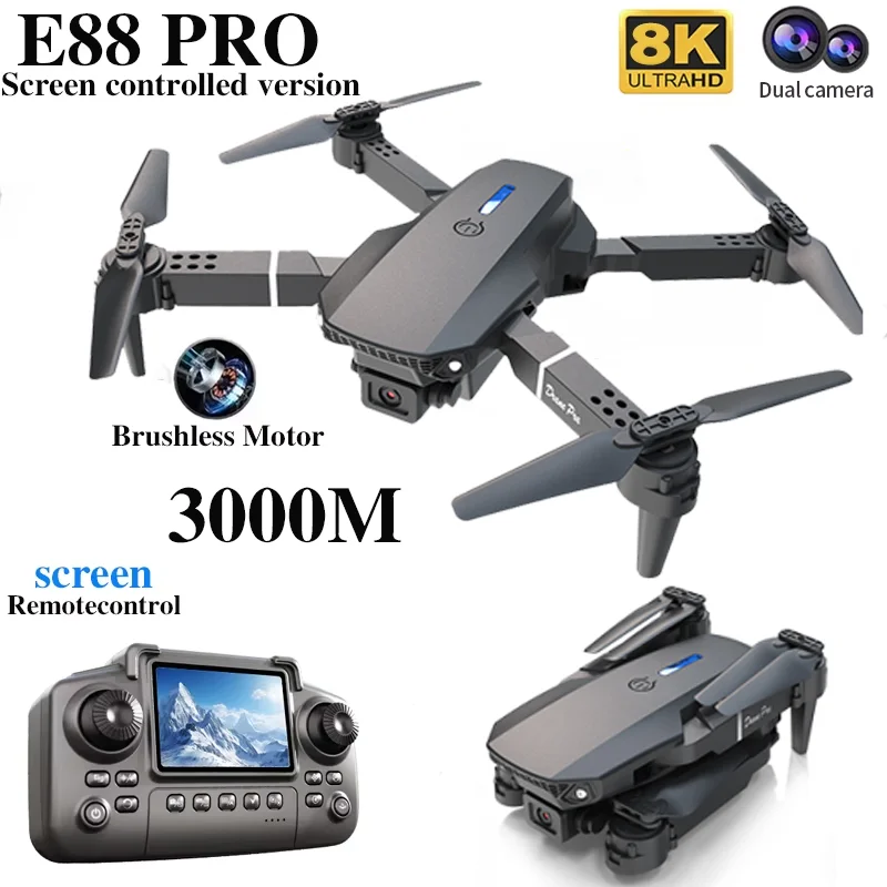 Professional E88 PRO Drone wit - Drone Battery Case incelemesi ve fiyatı