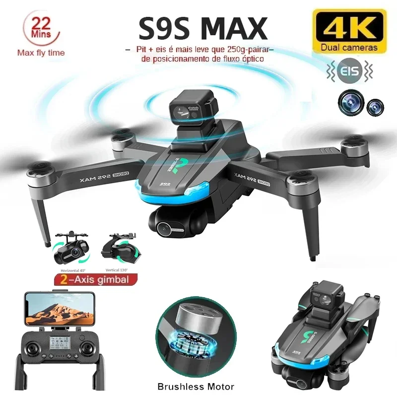 NEW S9S MAX MINI Drone 4K 2-Ax - Drone Battery Box incelemesi ve fiyatı