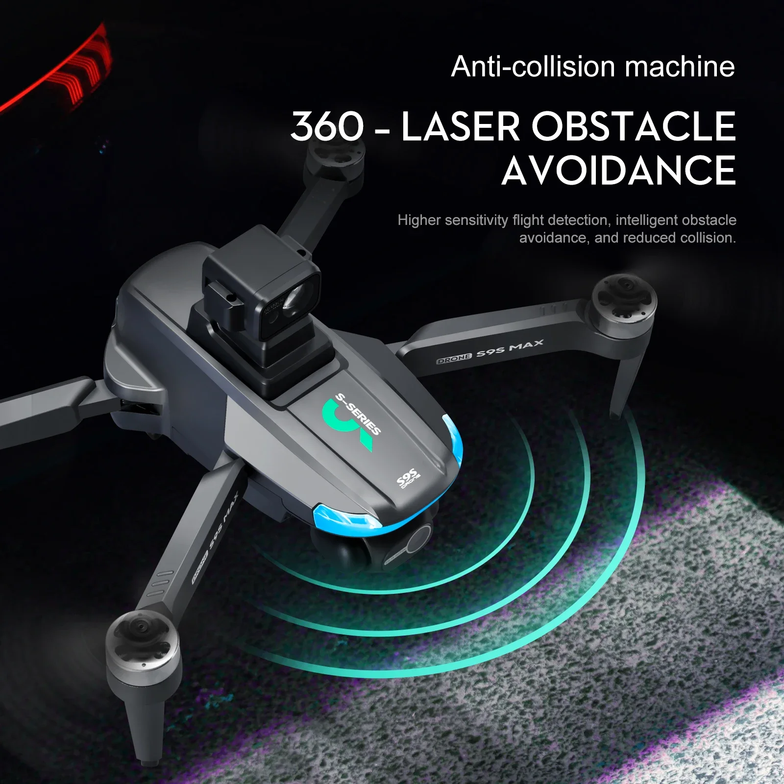 NEW S9S MAX MINI Drone 4K 2-Ax - Drone Battery Box incelemesi ve fiyatı