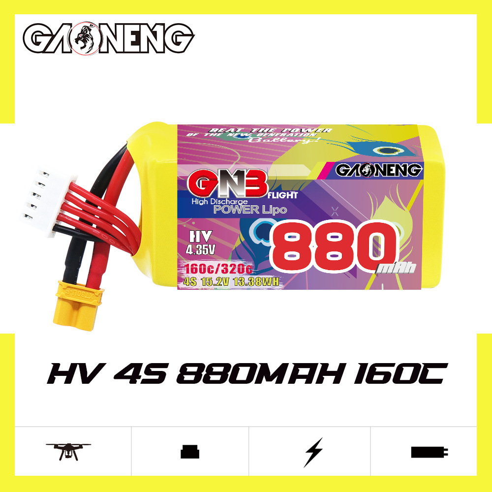GNB 4S 880mAh 15.2V 160C/320C  - Drone Battery Lipo incelemesi ve fiyatı