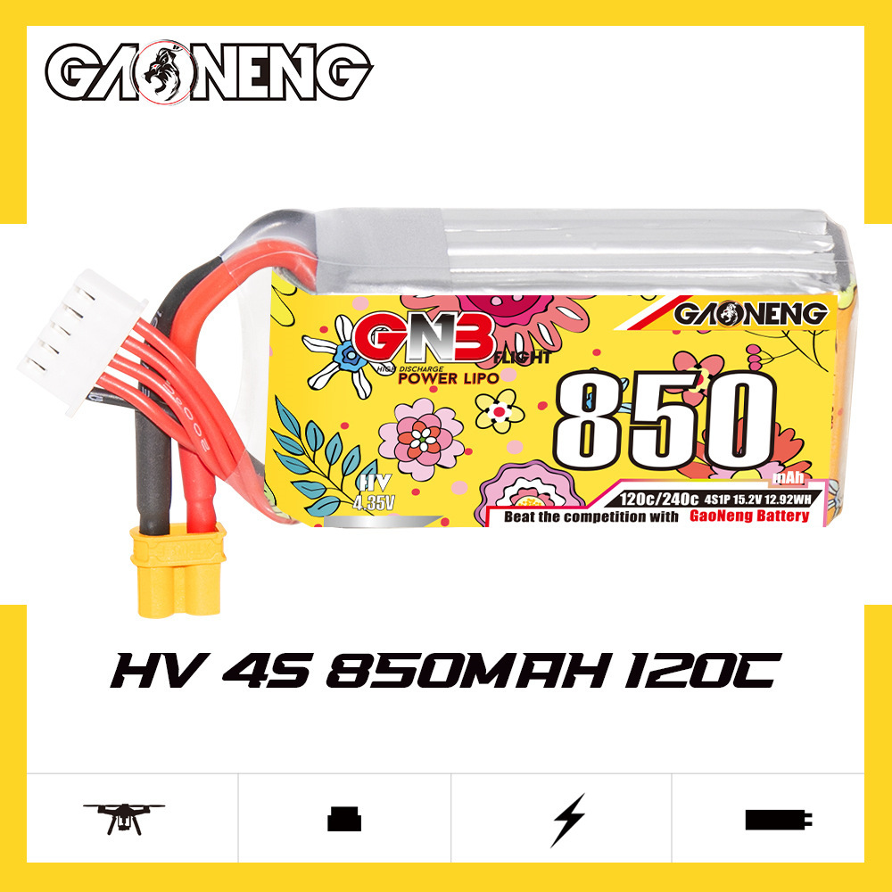 Upgraded GNB 4S 15.2V 850mAh L - Drone Battery Li-Ion incelemesi ve fiyatı