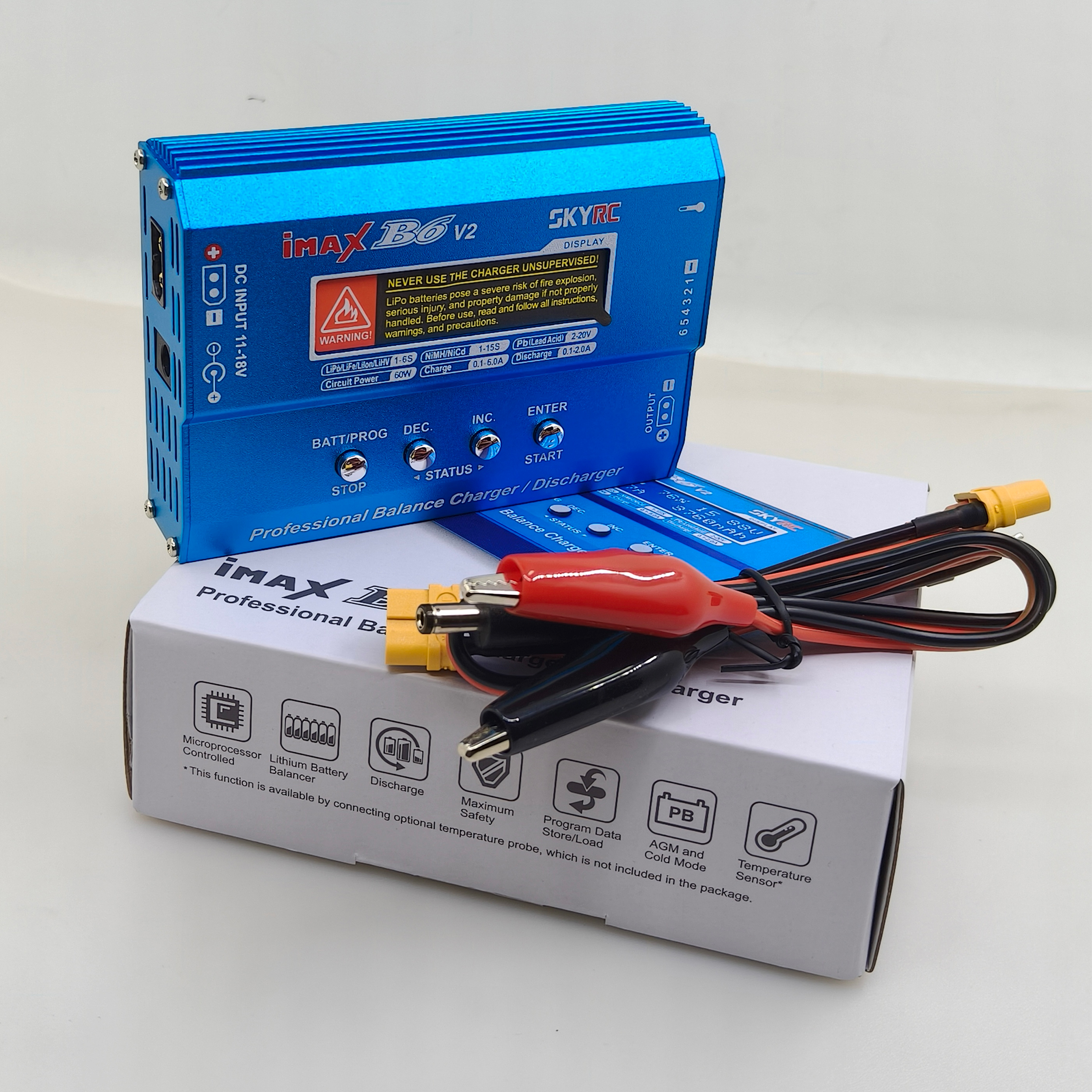 IMAX B6 / B6AC 80W T/XT60plug  - Drone Battery Balance Charger incelemesi ve fiyatı