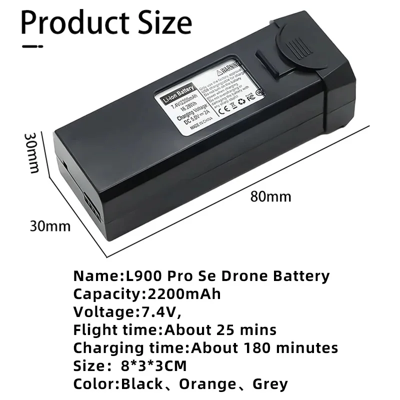 Battery L900 PRO SE Max Drone  - Drone Battery Li-Ion incelemesi ve fiyatı