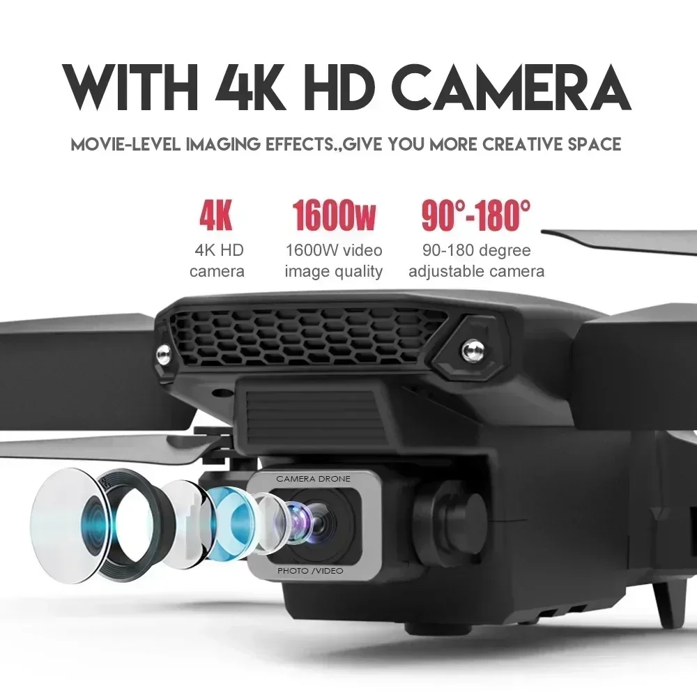 E88 Pro WIFI FPV Drone Wide An - Drone Battery Box incelemesi ve fiyatı