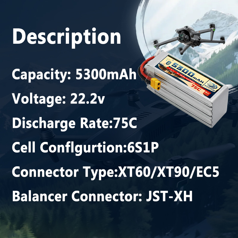 VSVAW 6S 5300mAh Lipo Battery  - Drone Battery 6S incelemesi ve fiyatı