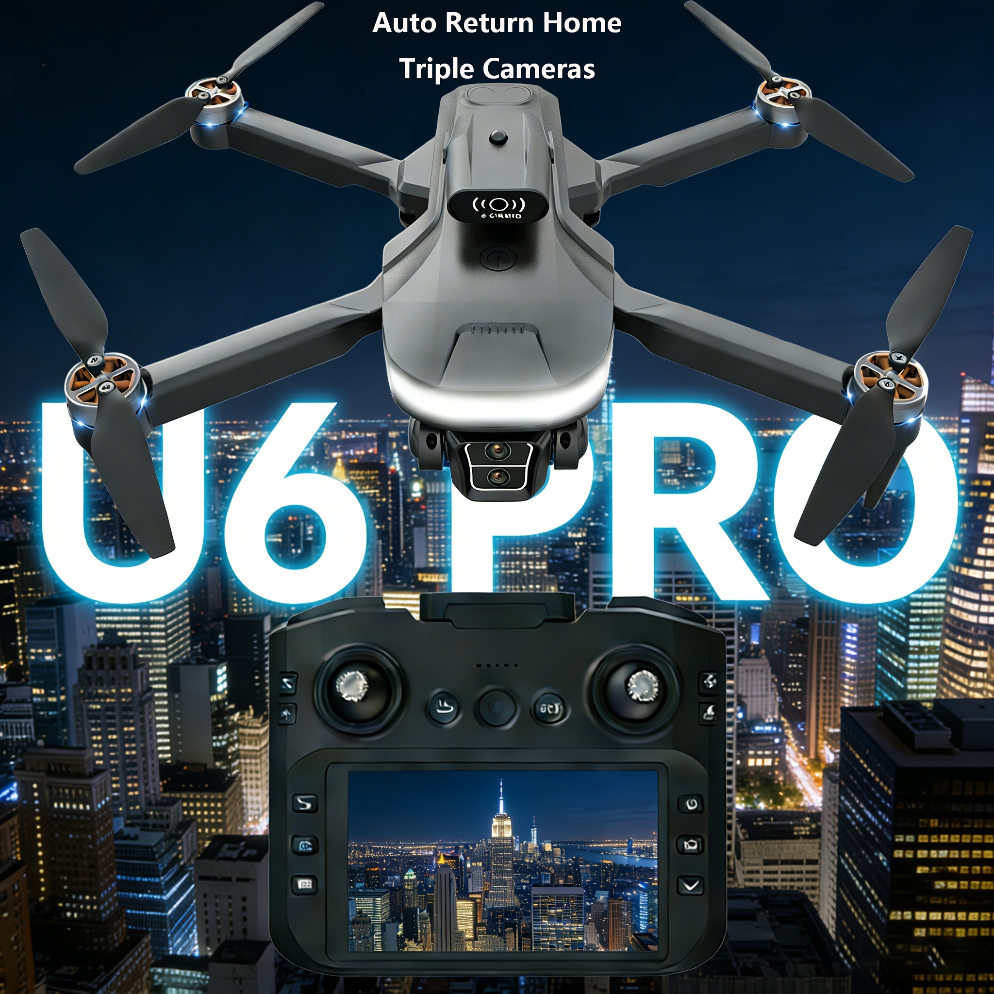 U6 Drone with Brushless Motor, - Drone Battery Smart incelemesi ve fiyatı