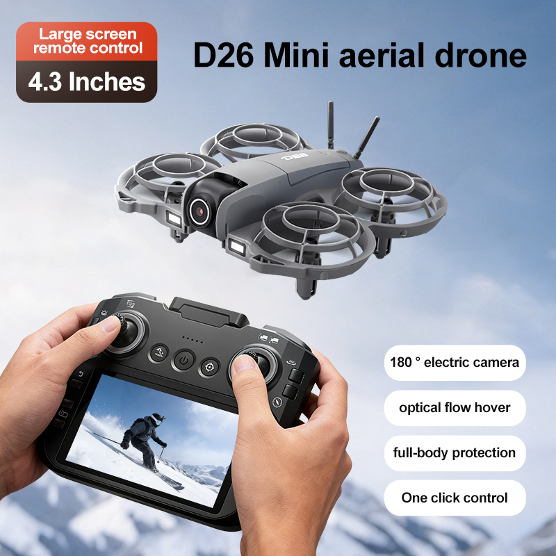 D26 Drone 4K Aerial HD 180° Ca - Drone Battery Charger incelemesi ve fiyatı