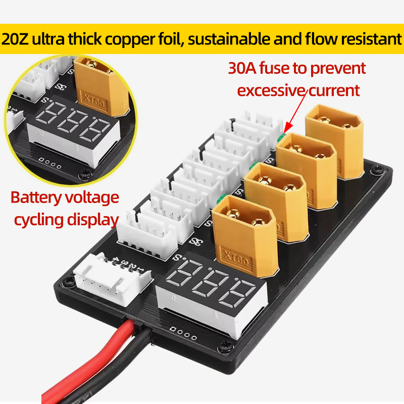 XT30 XT60 Lipo Battery Paralle - Drone Battery Parallel Board incelemesi ve fiyatı
