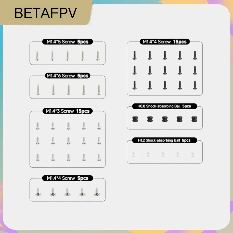 BETAFPV Drone Screw Pack Compa - Drone Battery Bag incelemesi ve fiyatı