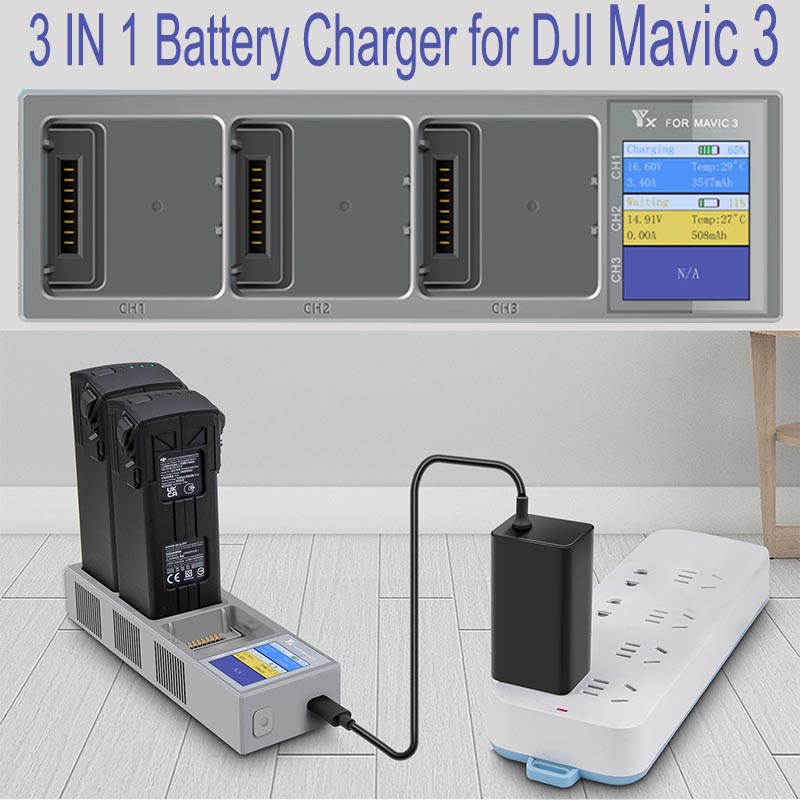 3 IN 1 Battery Charger for DJI - Drone Battery Parallel Board incelemesi ve fiyatı