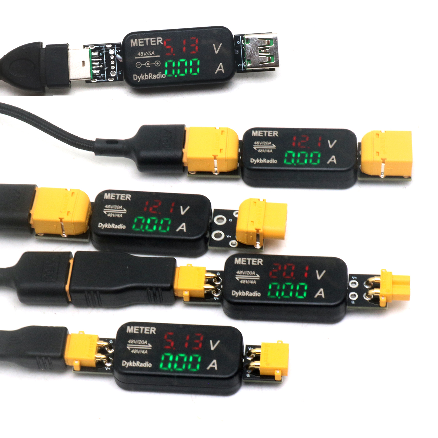 20A USB XT60 XT30 Voltmeter Am - Drone Battery Voltage Checker incelemesi ve fiyatı