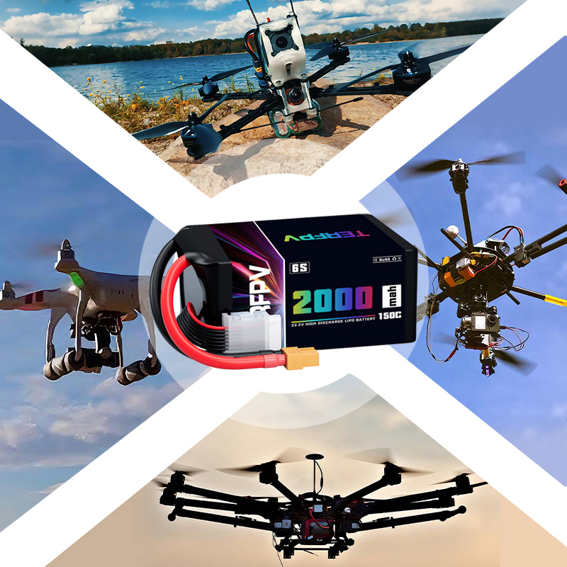 TERFPV 6S 22.2V 2000mAh 150C/3 - Drone Battery 6S incelemesi ve fiyatı