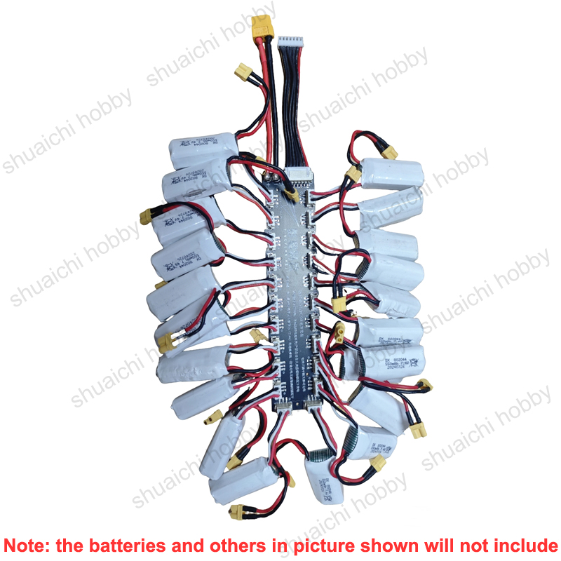 1PCS 2S (7.4V) Battery Paralle - Drone Battery Parallel Board incelemesi ve fiyatı