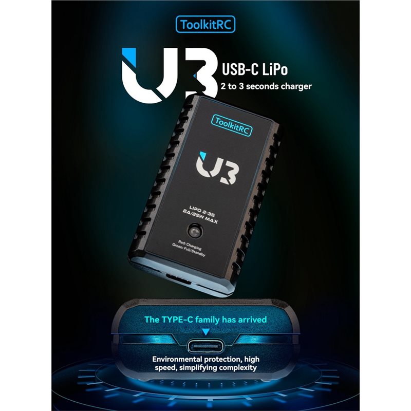 Toolkitrc U3 Battery 2A 25W 2- - Drone Battery 3S incelemesi ve fiyatı