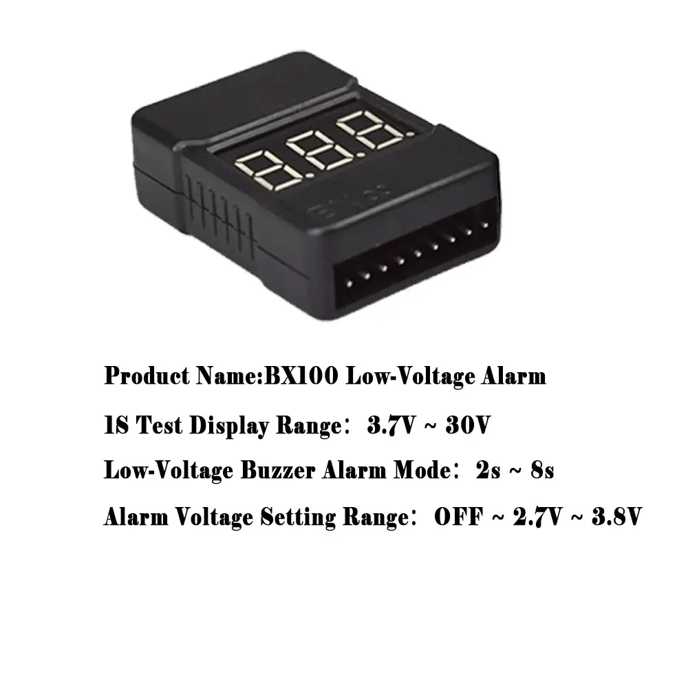 BX100 1-8S Lipo Battery Voltag - Drone Battery Alarm incelemesi ve fiyatı