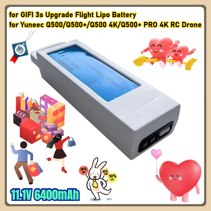 11.1V 6400mAh for GIFI 3s Upgr - Drone Battery 3S incelemesi ve fiyatı