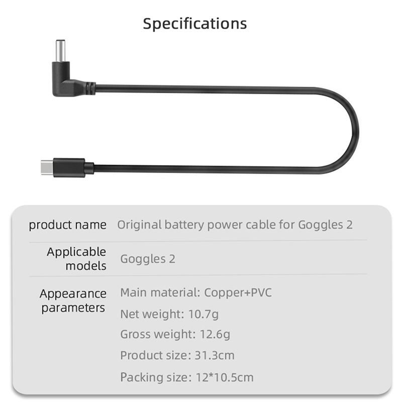 Original Glasses Battery Cable - Drone Battery Strap incelemesi ve fiyatı
