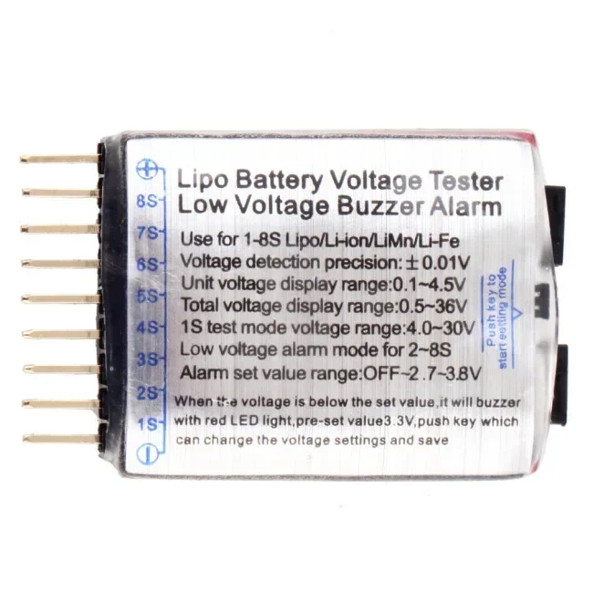 1/2/5PCS RC Voltage Display Ba - Drone Battery Alarm incelemesi ve fiyatı